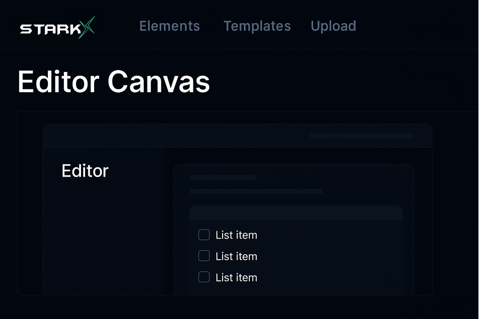 Canvas Editor